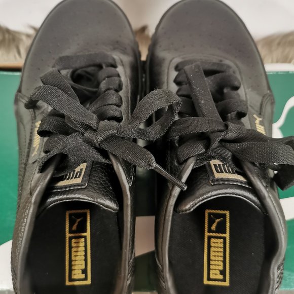 Puma Cali Mules Black / Gold - Picture 5 of 7